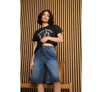 Petite Denim Jorts PixieGirl Mid Blue 14