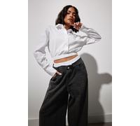 PixieGirl Women's Petite Elasticated Hem Shirt in White | Size: 14 PixieGirl White 14