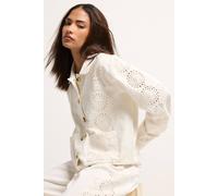 PixieGirl Women's Petite Embroidered Jacket in Ivory | Size: 6 PixieGirl Ivory 6