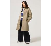 PixieGirl Women's Petite Faux Leather Car Coat in Stone | Size: 8 PixieGirl Stone 8