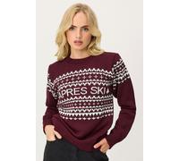 PixieGirl Women's Petite Knitted Slogan Jumper in Red | Size: 16-18 PixieGirl Red 16-18