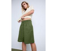 PixieGirl Women's Petite Linen Bermuda Shorts in Light Khaki | Size: 14 PixieGirl Light Khaki 14