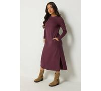 PixieGirl Women's Petite Long Sleeve Maxi Dress in Burgundy | Size: 16 PixieGirl Burgundy 16