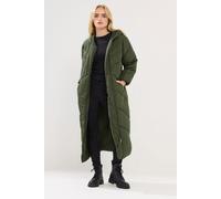 PixieGirl Women's Petite Padded Maxi Coat in Green | Size: 16 PixieGirl Green 16