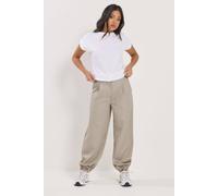 PixieGirl Women's Petite Pinstripe Balloon Trousers in Grey | Size: 14S PixieGirl Grey 14S