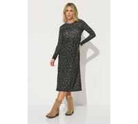 PixieGirl Women's Petite Sleeved Dress in Green | Size: 16