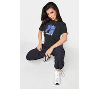 PixieGirl Women's Petite Slogan T-Shirt in Black | Size: 16 PixieGirl Black 16