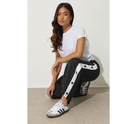 PixieGirl Women's Petite Stripe Wide Leg Trousers in Black | Size: 14 PixieGirl Black 14