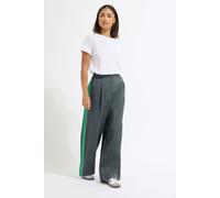 PixieGirl Women's Petite Striped Formal Trousers in Grey | Size: 14 PixieGirl Grey 14