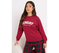 PixieGirl Women's Petite 'Sunday Dreaming' Lounge Top in Red | Size: 10-12 PixieGirl Red 10-12