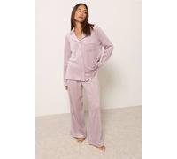 PixieGirl Women's Petite Super Luxe Pyjama Set in Baby Pink | Size: 6-8 PixieGirl Baby Pink 6-8