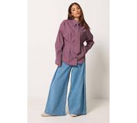 PixieGirl Women's Petite Tie Shirt in Burgundy | Size: 14