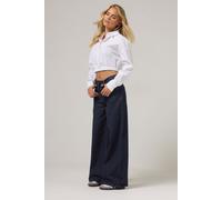PixieGirl Women's Petite Wide Leg Jeans in Blue | Size: 14 PixieGirl Blue 14