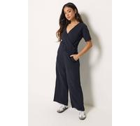 PixieGirl Women's Petite Wide Leg Jumpsuit in Mid Navy | Size: 18 PixieGirl Mid Navy 18
