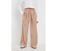 PixieGirl Women's Petite Wrap Belt Trousers in Pink | Size: 12
