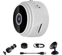 Pixielens Security Camera,Pixielens Pro Mini Security Camera,Mini Guard Cam, Camtrix Mini 1080p Hd Wireless Magnetic Security Camera,Pixicam Magnetic Mini Security Camera,Mini Guard Camera (1, White)