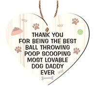 Pixie's Gifts Father's Day/Birthday Card from Dog - 'Fur Daddy' - Perfect for Pet Dog Lovers on Birthdays and Christmas fathers day card from the dog