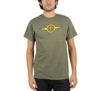 Pixies - Mens Lightning T-Shirt in Military, Size: Medium, Color: Military Green