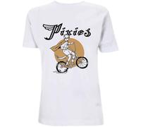 Pixies T Shirt Tony Nue Band Logo offiziell Herren Weiß S