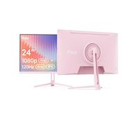 Pixio PX246 Wave Pink 24 inch 120Hz Refresh Rate FHD 1080p Resolution IPS Panel 4ms GTG Response Time Gaming Monitor with Adaptive Sync