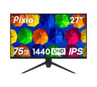 Pixio PX274 Prime 27 inch 75Hz IPS WQHD 2560 x 1440p Wide Screen Display Adaptive Sync Productivity Gaming Hybrid Monitor