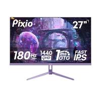 Pixio PX278 Wave Purple 27 inch 180Hz Refresh Rate Quad HD 1440p Resolution AMD FreeSync Fast IPS Panel 1ms GTG Response Time Built-in Speakers Gaming Monitor