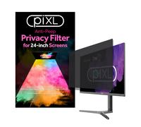 piXL 24-Inch Monitor Security Privacy Screen/ Privacy Filter, Anti-Glare, Anti-Peep, Anti-Static &