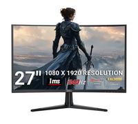 piXL 27" Curved Gaming Monitor - PX27CC301B - Full HD 240Hz HDMI,