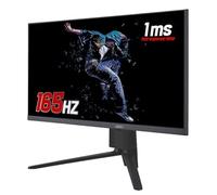 piXL 27 Inch Frameless Gaming Monitor, 1920x1080 Full HD, 1ms Response, 165Hz Refresh, Display Port/HDMI, 16.7M Colours, VESA Wall Mount, Black