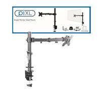 piXL Desk-Mounted Fully-Adjustable Single Monitor Arm for Screens up to 32"