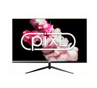 piXL Frameless Monitor, Widescreen IPS LCD Panel, 5ms Response Time, 75Hz Refresh Rate, Full HD 1920 x 1080, VGA, HDMI, Internal PSU, 16.7 Million Colour Support, Black Finish (27, Inches)