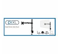 piXL Single Monitor Arm: Fully Adjustable Desk Mount for Screens up to 32 Inch