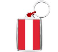 Pixly® Austria Flag Keyring Key Fob Austrian Country Keychain Keepsake Souvenir Gift