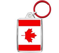 Pixly® Canada Flag Keyring Key Fob Country Keychain Keepsake Canadian Souvenir Gift
