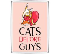 Pixly® Cats Before Guys Fridge Magnet Large Jumbo Size Funny Joke Keepsake Novelty Refrigerator Magnets Gift