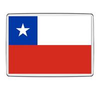 Pixly® Chile Flag Fridge Magnet Large Jumbo Size Chilean Keepsake Country Souvenir Novelty Refrigerator Magnets Gift