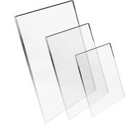 Pixly® Crystal Clear Acrylic Perspex Plastic Sheet | Transparent | A5 A4 A3 | 2mm/3mm/5mm Thickness - Multipurpose Crafting, DIY and More (Thickness: 5mm, A5-210mm x 148mm) (Pack of 6)