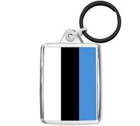 Pixly® Estonia Flag Keyring Key Fob Country Keychain Keepsake Estonian Souvenir Gift
