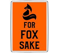 Pixly® For Fox Sake Fridge Magnet Large Jumbo Size Funny Joke Keepsake Novelty Refrigerator Magnets Gift