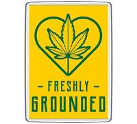 Pixly® Freshly Grounded Fridge Magnet Large Jumbo Size Funny Joke Keepsake Novelty Refrigerator Magnets Gift