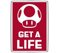 Pixly® Get a Life Mushroom Fridge Magnet Large Jumbo Size Funny Joke Keepsake Novelty Refrigerator Magnets Gift