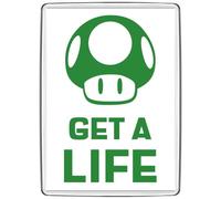 Pixly® Get a Life Mushroom Fridge Magnet Large Jumbo Size Funny Joke Keepsake Novelty Refrigerator Magnets Gift