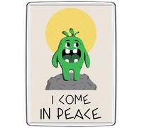 Pixly® I Come in Peace Alien Fridge Magnet Large Jumbo Size Funny Joke Keepsake Novelty Refrigerator Magnets Gift