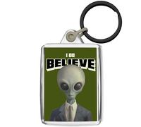 Pixly® I Do Believe Keyring Key Fob Keychain Keepsake Alien Funny Gift for Him Her