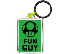 Pixly® I'm a Fun Guy Fungi Mushroom Keyring Key Fob Keychain Keepsake Funny Gift for Him Her Boy Girl