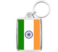 Pixly® India Flag Keyring Key Fob Country Keychain Keepsake Indian Souvenir Gift