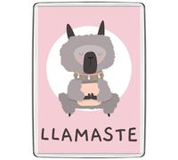 Pixly® Namaste Llama Fridge Magnet Large Jumbo Size Funny Joke Keepsake Novelty Refrigerator Magnets Gift