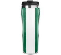 Pixly® Nigeria Flag Thermal Travel Mug Coffee Tea Flask, 400ml/14oz Capacity, Nigerian Country Flag
