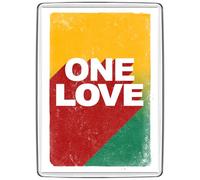 Pixly® One Love Fridge Magnet Large Jumbo Size Keepsake Novelty Refrigerator Magnets Gift