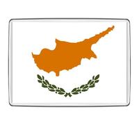Pixly® Republic of Cyprus Flag Fridge Magnet Large Jumbo Size Greek Cypriot Keepsake Country Souvenir Novelty Refrigerator Magnets Gift
